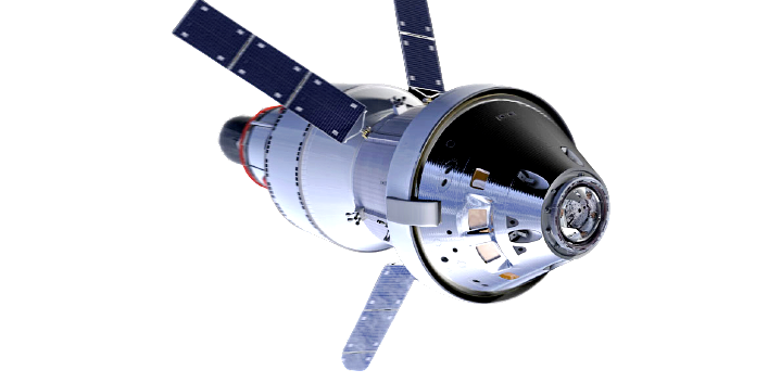 La navetta Orion integrata al sistema di lancio SLS