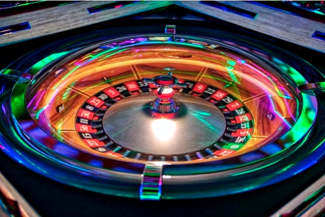 Tavolo fisico d’una roulette di casino