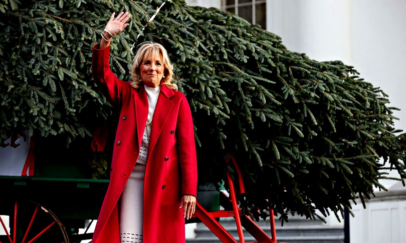 Alla Casa Bianca è arrivato l’albero di Natale