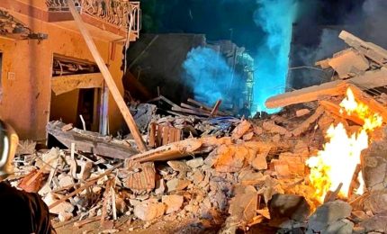 Esplode tubo metanodotto nell'Agrigentino, crolla palazzina di 4 piani