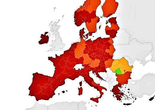 Covid-19, in Ue più di un terzo delle infezioni totali nel mondo