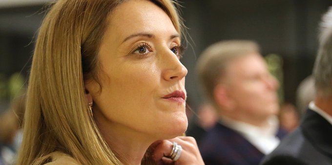 La neo presidente del Parlamento europeo Metsola (Ppe): “Raccoglierò l’eredità di Sassoli”