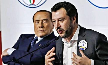 Salvini-Berlusconi: ascolteremo Draghi ma mai più con il Movimento 5stelle