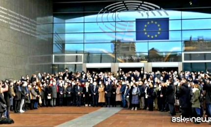 Un minuto di silenzio al Parlamento Europeo per David Sassoli
