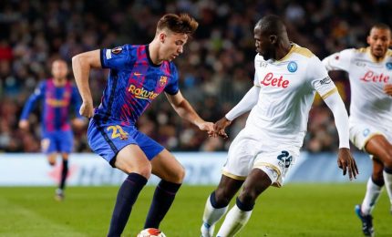 Barcellona-Napoli 1-1, a Zielinski risponde Ferran Torres
