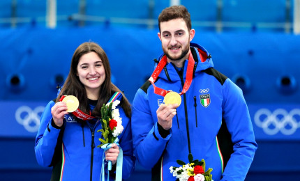 Oro Italia nel curling: Constantini e Mosaner vincono doppio misto