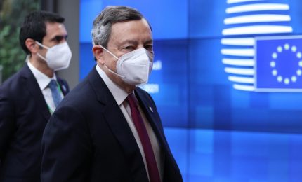 Draghi: l'Italia ridurrà rapidamente dipendenza da gas russo