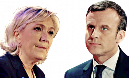 Macron al ballottaggio contro Le Pen. Il 24 si torna alle urne