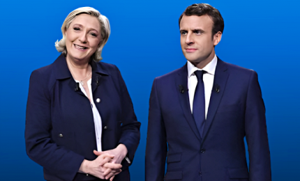 Macron e Le Pen: ultimi bagni di folla prima del voto in Francia