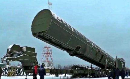 Russia testa missile Sarmat. Putin: "Impareggiabile". Pentagono: "Routine"