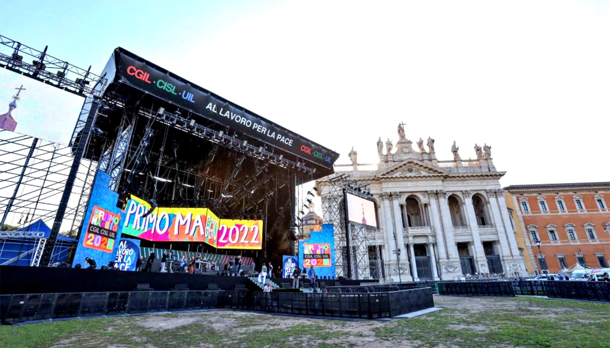1 maggio, torna il Concertone a piazza San Giovanni in Laterano