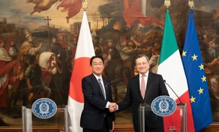 Incontro Draghi-Kishida: Italia-Giappone uniti sulla sicurezza internazionale