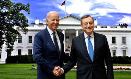 Sostegno a Ucraina e sanzioni contro la Russia, Draghi da Biden alla Casa Bianca