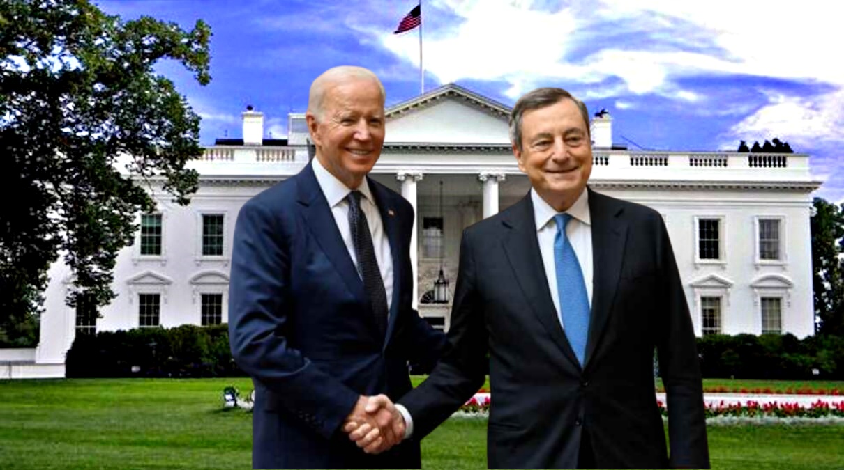 Sostegno a Ucraina e sanzioni contro la Russia, Draghi da Biden alla Casa Bianca