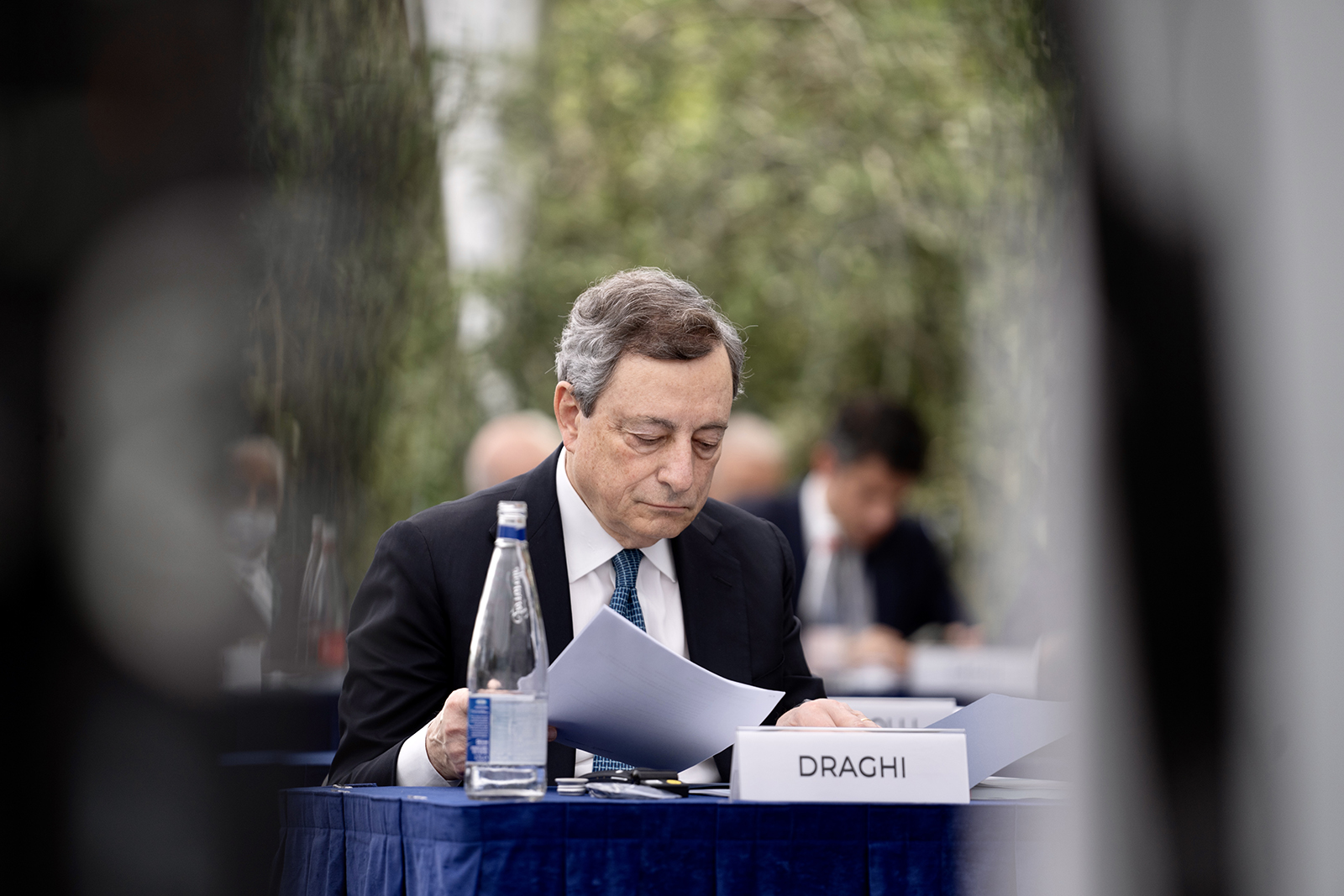 Draghi: continuiamo a lavorare per diversificare le forniture di gas