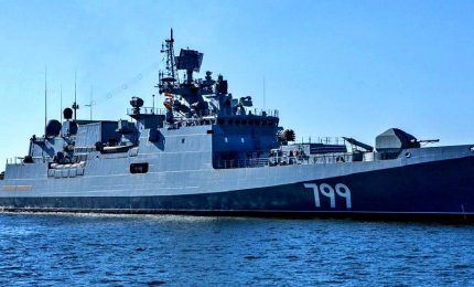 Colpita da missile anti-nave ucraino la fregata russa Admiral Makarov