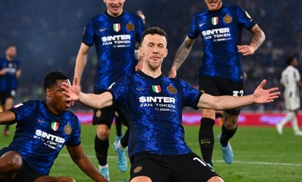 Doppietta di Perisic regala all'Inter la Coppa Italia. Espulso Allegri