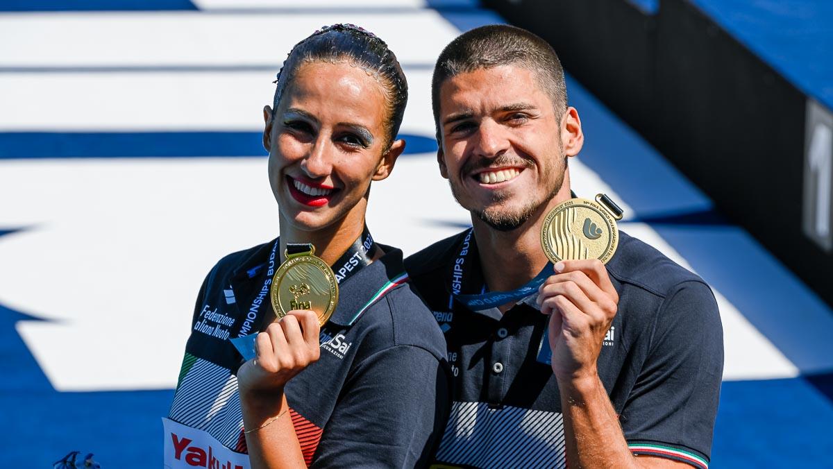 Mondiali Sincro Minisini e Ruggiero campioni del mondo nel libero