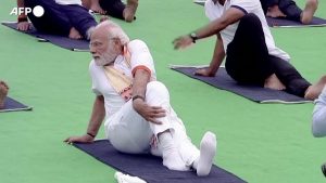 Il+primo+ministro+indiano+Modi+partecipa+alla+giornata+internazionale+dello+yoga