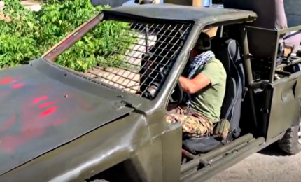 Ucraina, auto da corsa blindate per combattere contro i russi