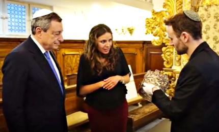 Draghi in Israele per pace Ucraina, studia missione a Kiev