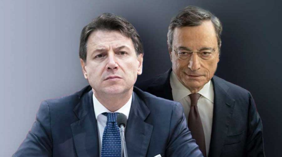 Draghi tende una mano a Conte: convergenze con M5s, basta ultimatum