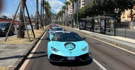 La Lamborghini dedicata a Maradona al Bull Days 2022