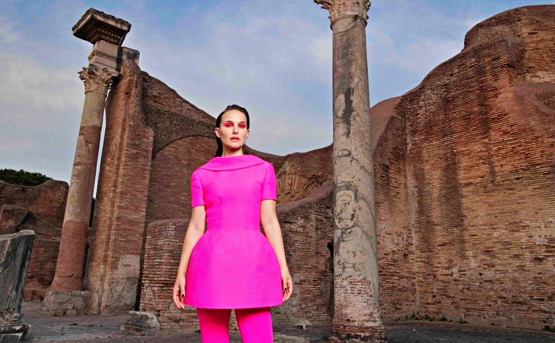 Natalie Portman porta “Thor” tra le rovine di Ostia Antica