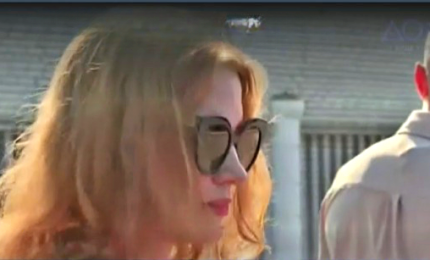 L'attrice premio Oscar Jessica Chastain in visita a Kiev
