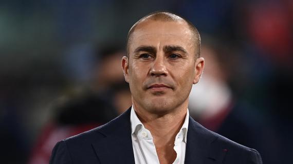 Fabio Cannavaro verso la panchina del Benevento