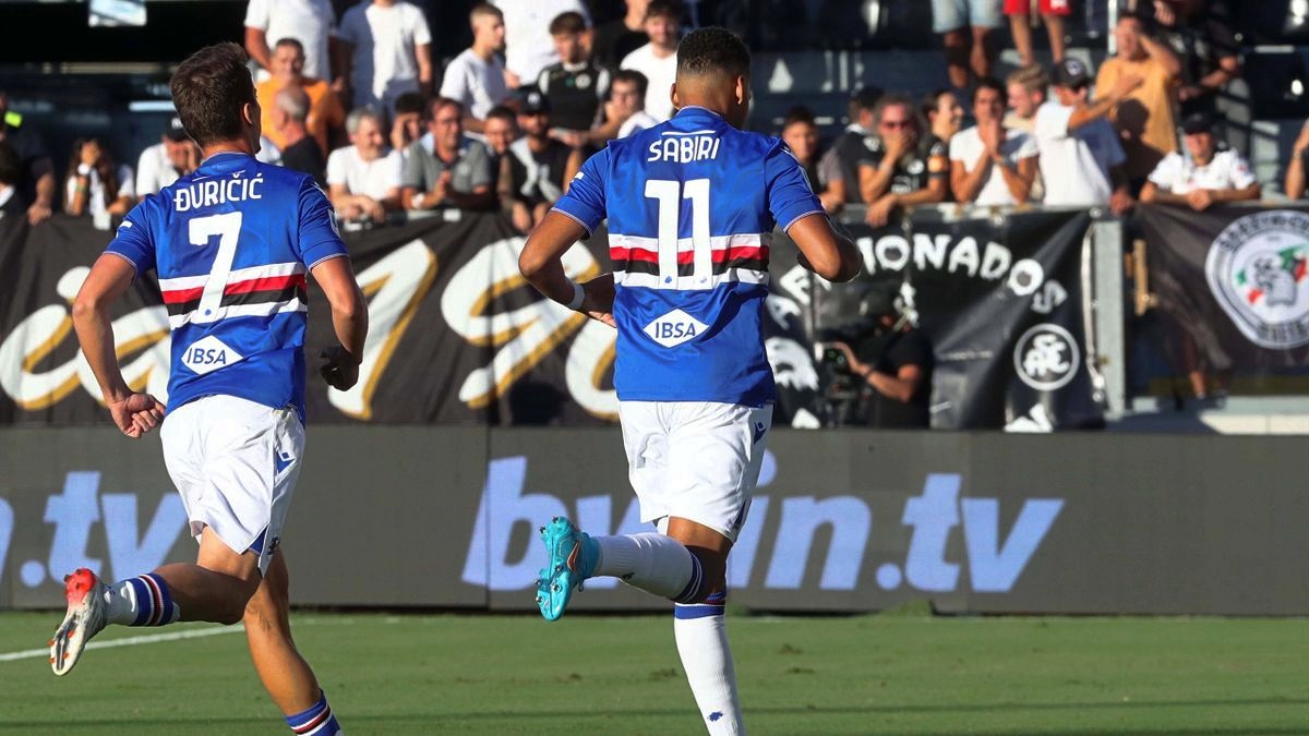 Spezia-Sampdoria 2-1, la decide Nzola