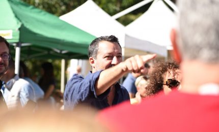 Salvini a Pontida avverte gli alleati: uniti ma programma è sacro