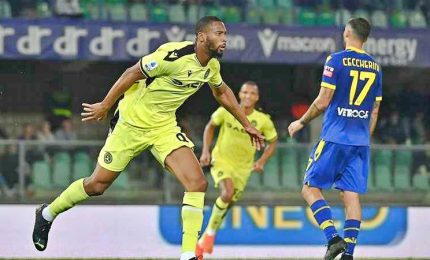 L'Udinese sbanca Verona 2-1 ed è terza