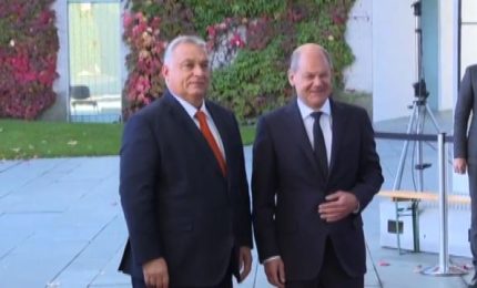Cancelliere Scholz accoglie il premier ungherese Orban