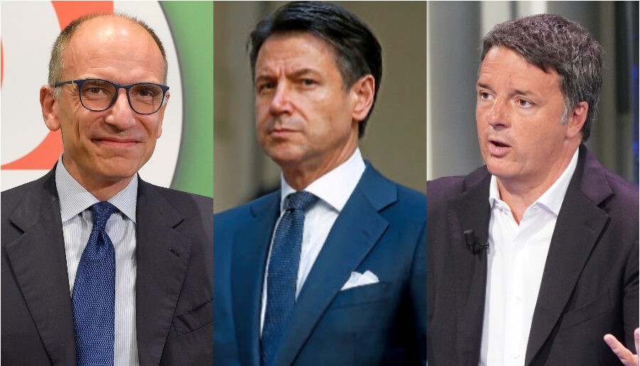 Renzi, Conte e Letta: è guerra continua