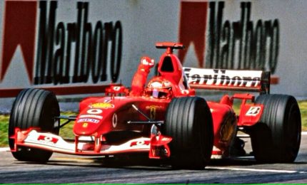 La Ferrari di Schumacher del 2003 all'asta per 13 milioni