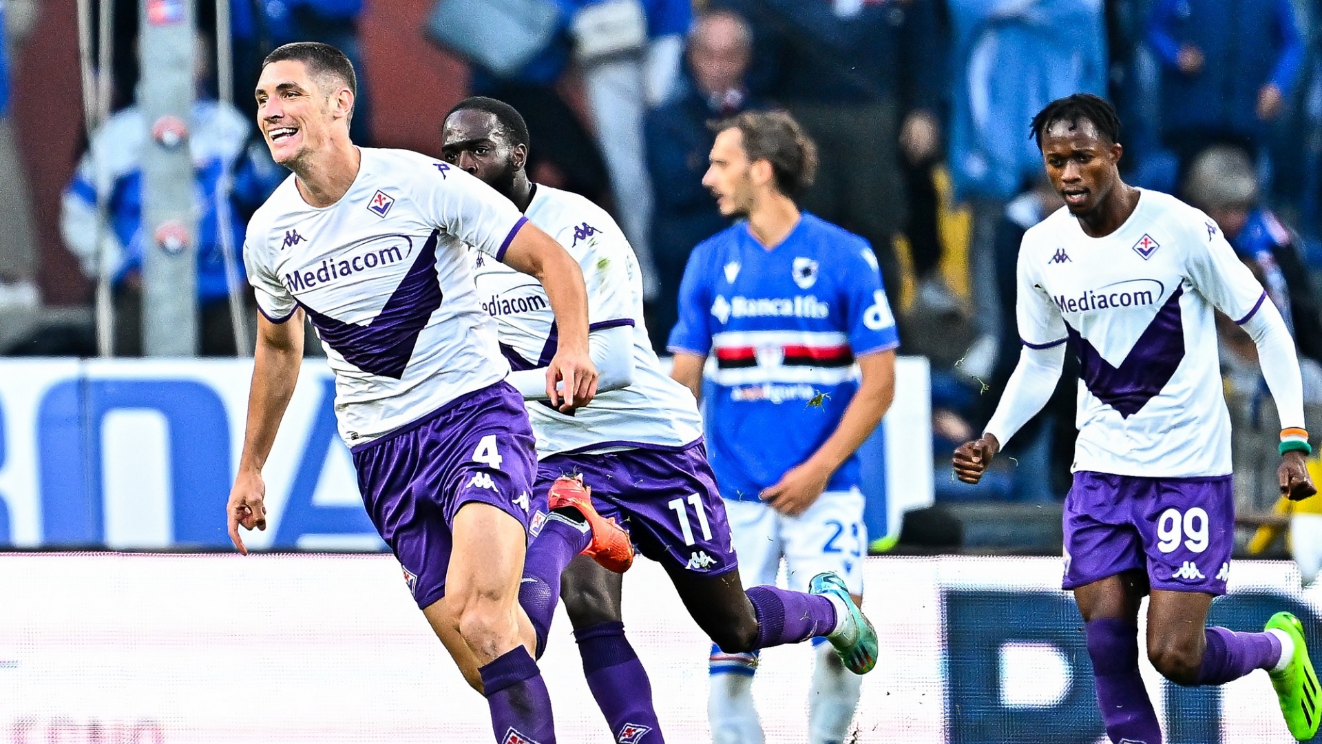 Fiorentina e Monza, vittorie per 2-0 con Samp e Verona