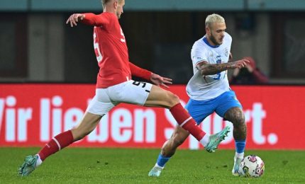 Austria-Italia 2-0, Mancini chiude l'anno con sconfitta