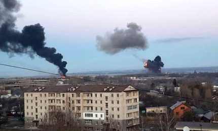 "Potenti esplosioni" nell'area centrale Zaporizhzhia