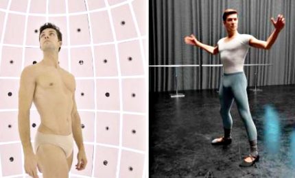 Roberto Bolle si fa "rubare" la danza dall'avatar