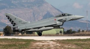 Caccia Eurofighter precipitato presso Trapani