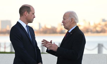 Usa, Joe Biden ha incontrato a Boston il principe William