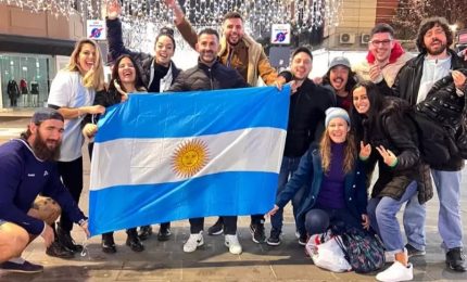 L'Argentina in finale e in migliaia fanno festa a Buenos Aires