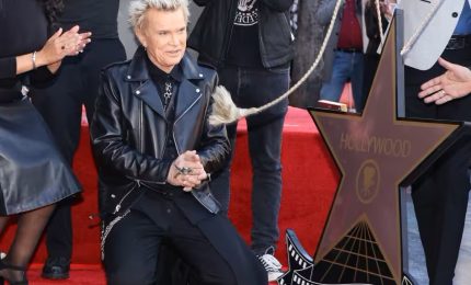 Una stella per Billy Idol sulla Hollywood Walk of Fame