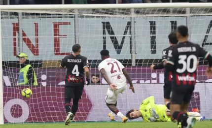 Milan-Torino 0-1, granata ai quarti di finale