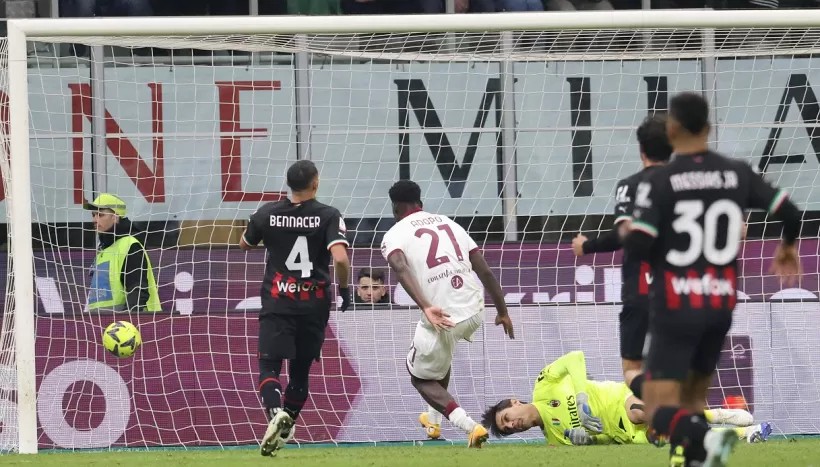 Milan-Torino 0-1, granata ai quarti di finale