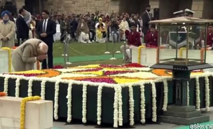 Modi rende omaggio a Gandhi nel 75mo anniversario morte