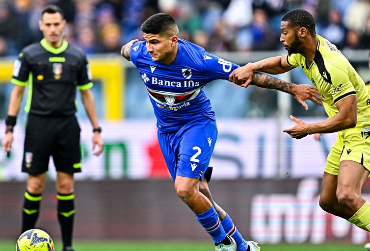 Sampdoria-Udinese 0-1, decide Ehizibue, emozione per Vialli