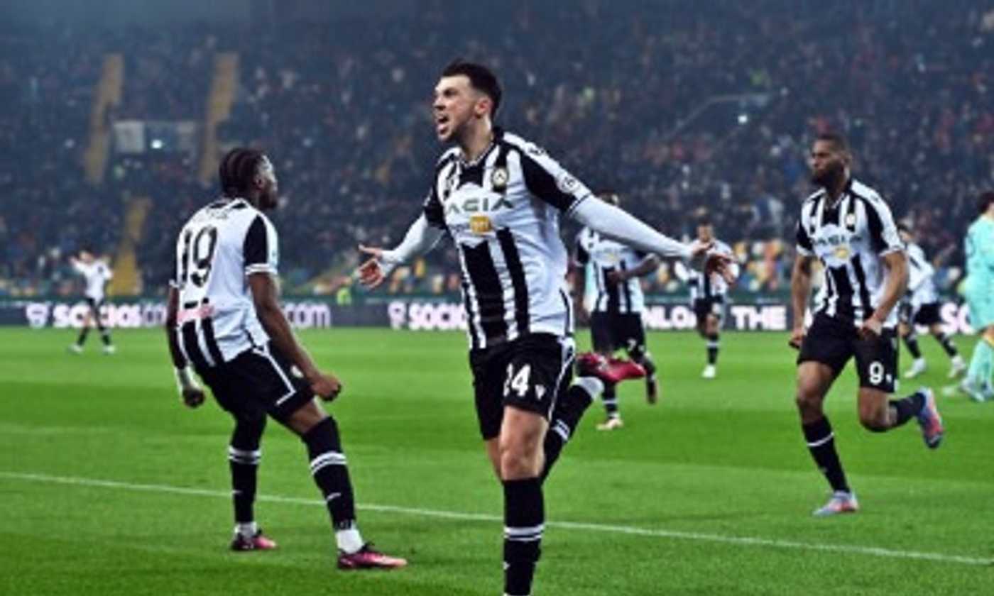 Udinese-Verona 1-1, a Lazovic risponde Samardzic