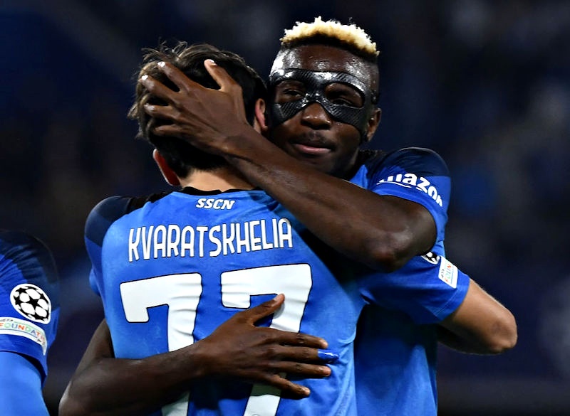 Empoli-Napoli 0-2, partenopei a +18 sull’Inter